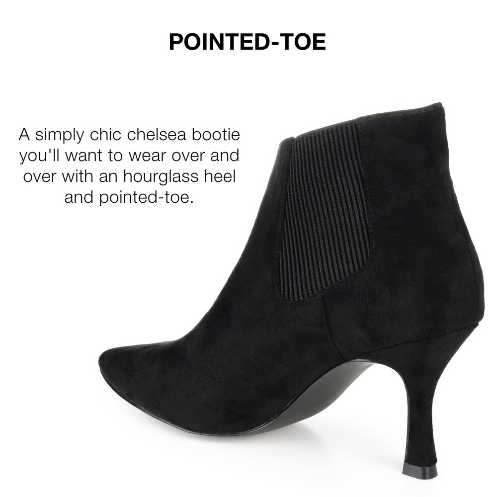 Journee Collection Women's ELITTA Ankle Boot Black 9.5 NIB - Picture 4 of 6